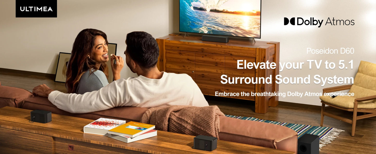 3D Surround sound with Dolby Atmos