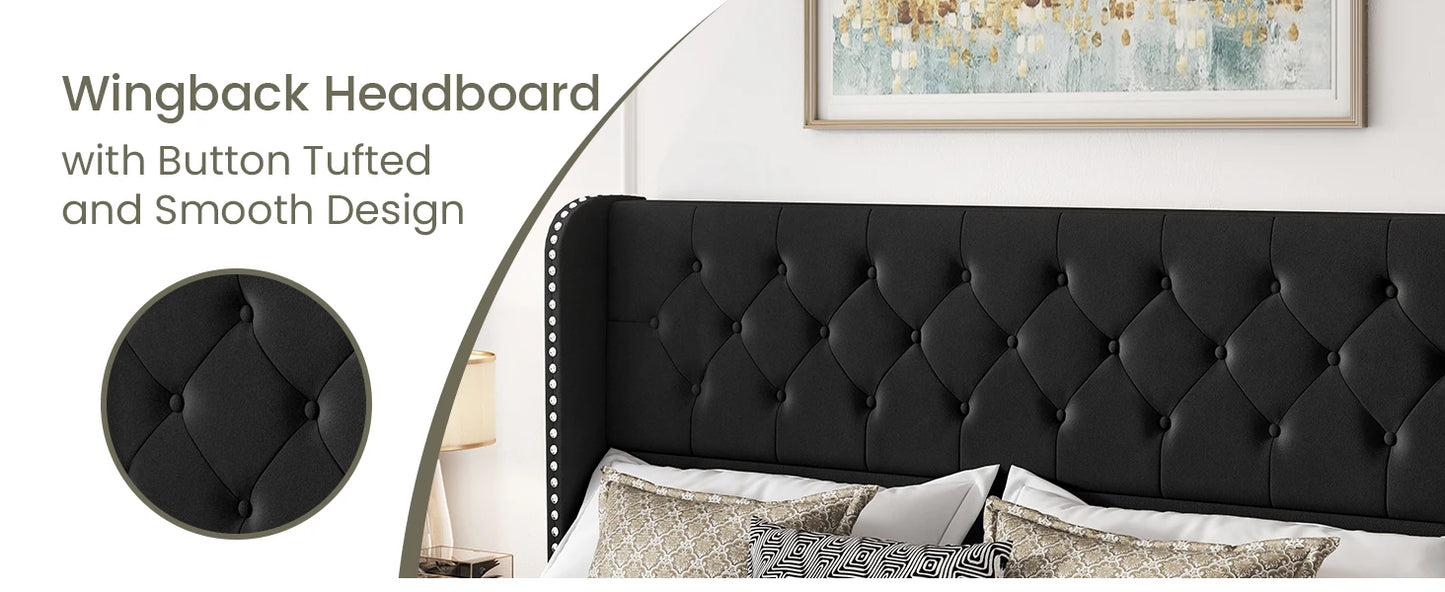 Bed Frame with Headboard