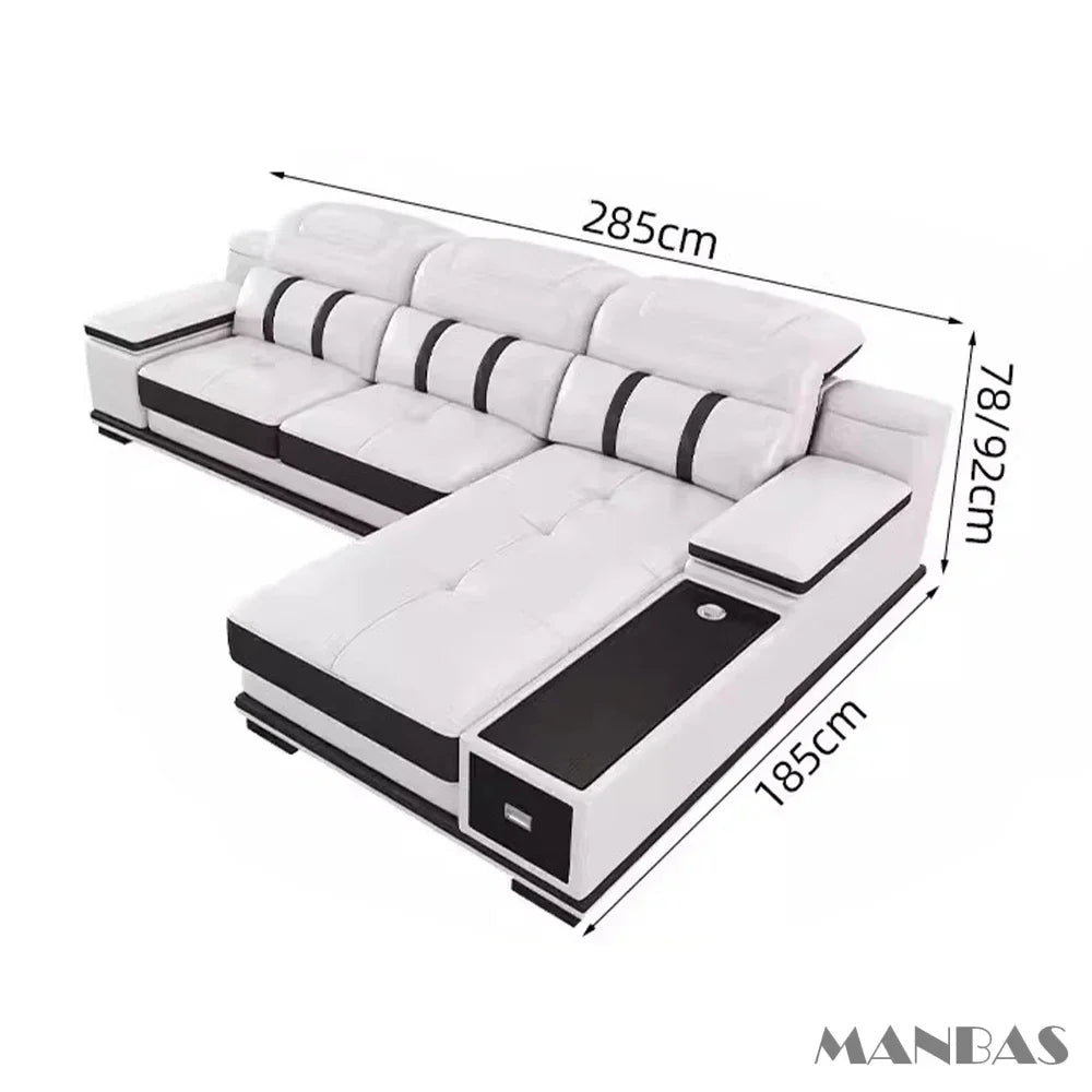 Luxurious Smart Leather Sofa