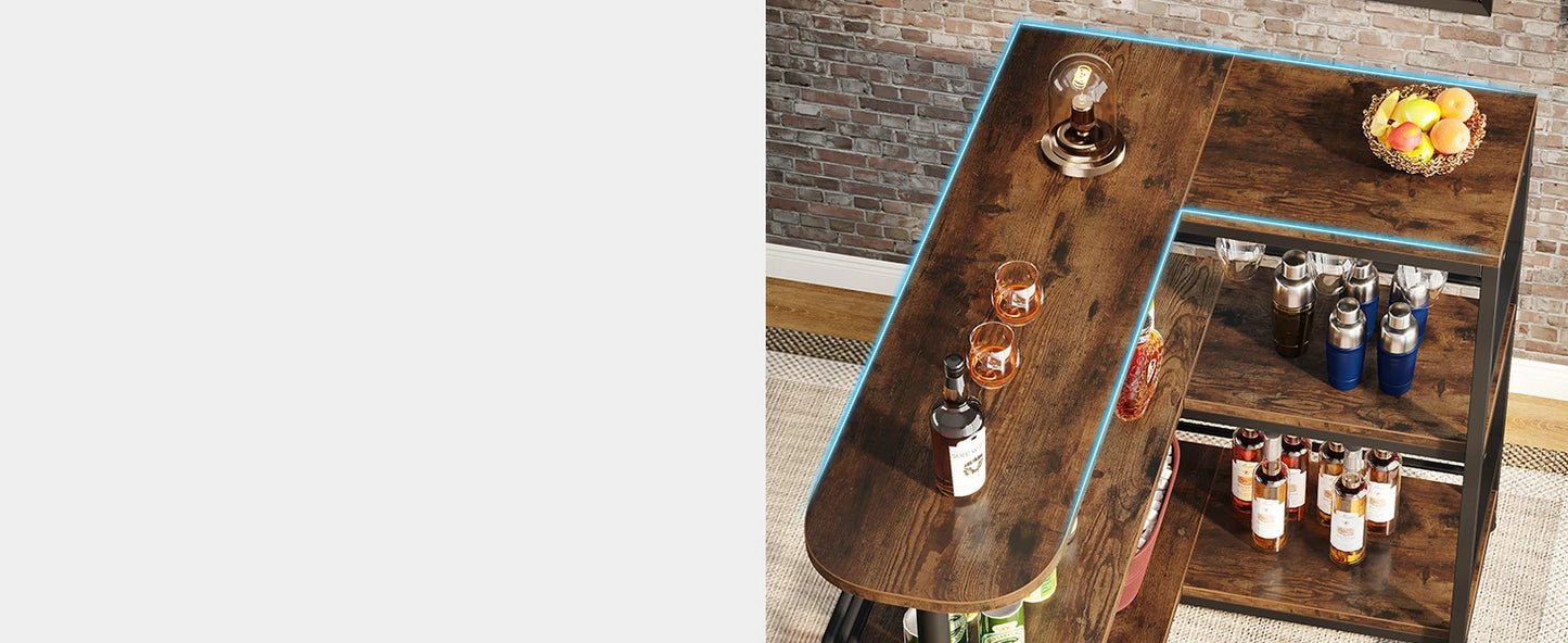 3 Tier Liquor Bar Table