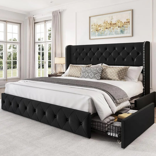 Bed Frame with Headboard