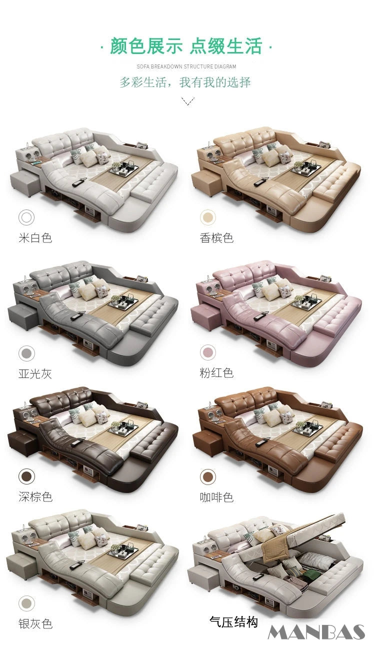 King Size Bed with Smart Technology