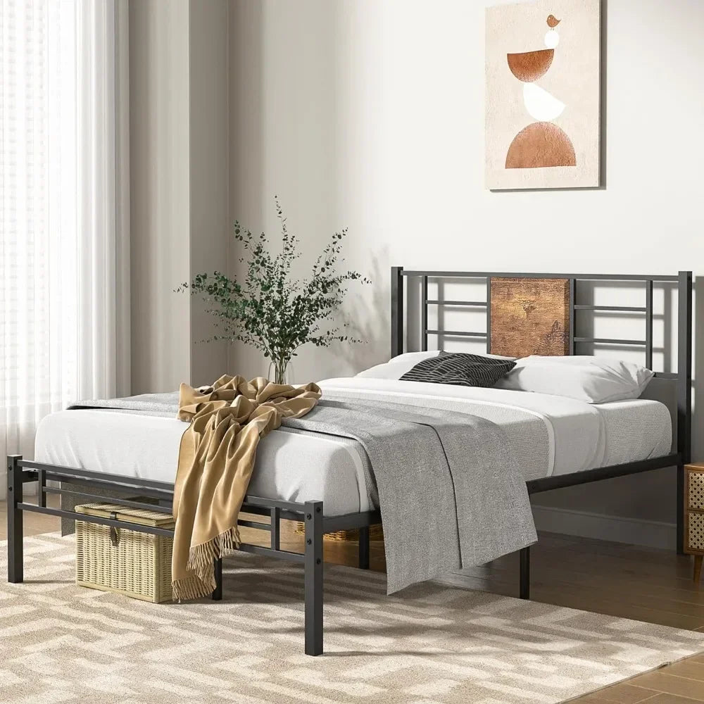 Bed with Headboard