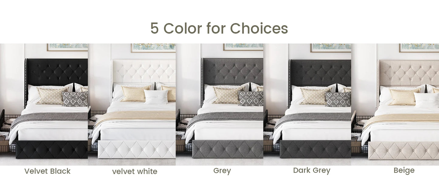 Bed Frame with Headboard