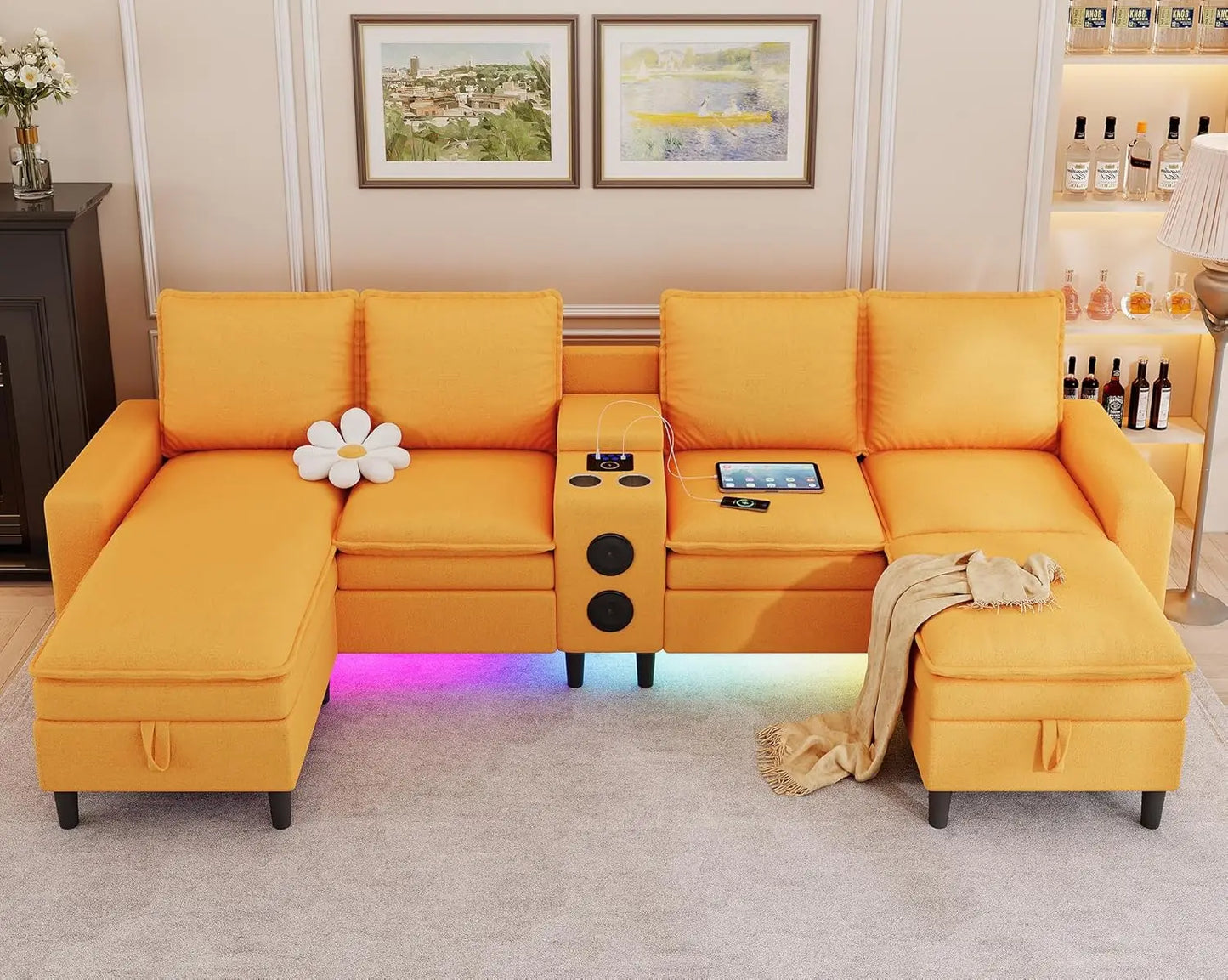 Sectional Sofa with Smart Technology
