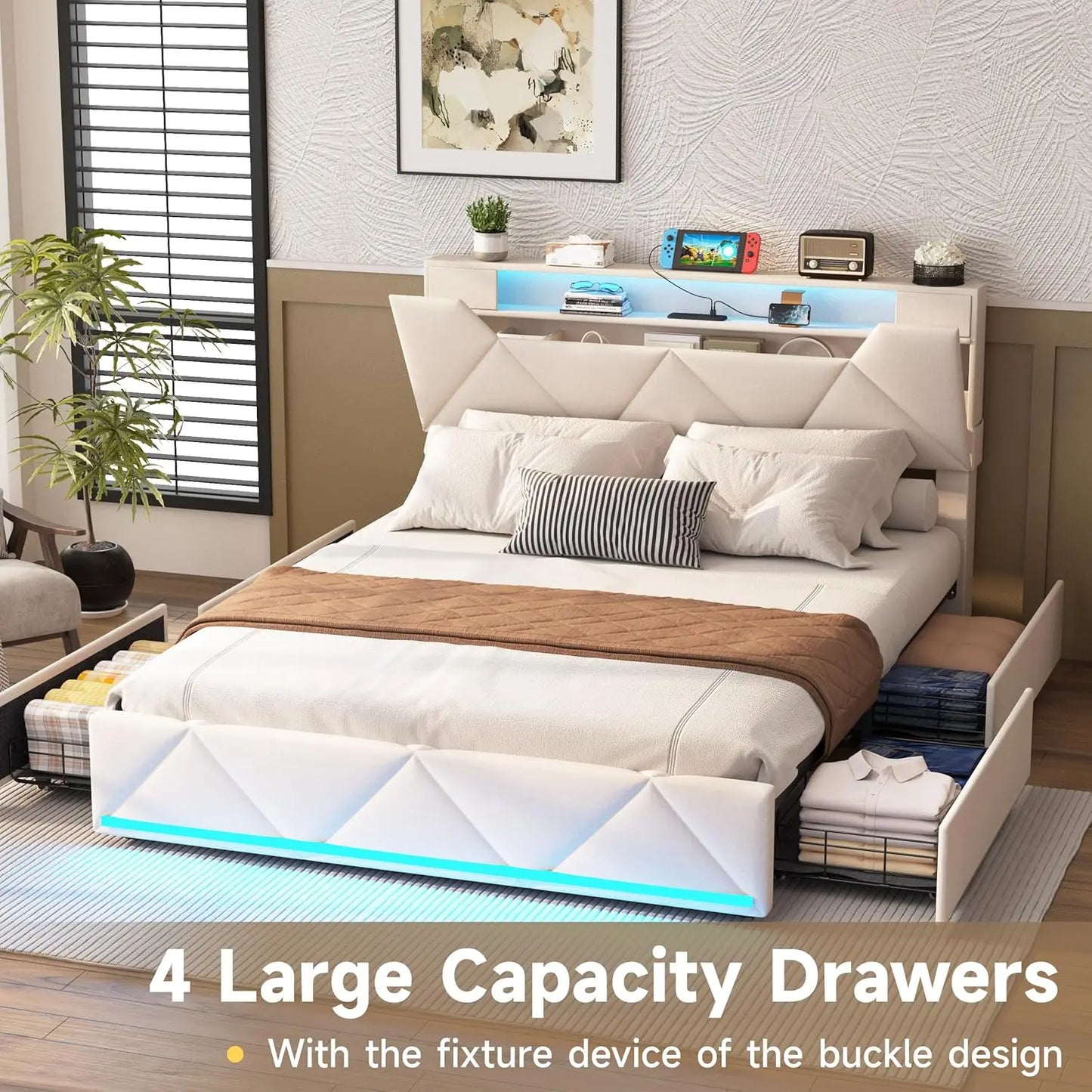 Bed Frame w/ Headboard