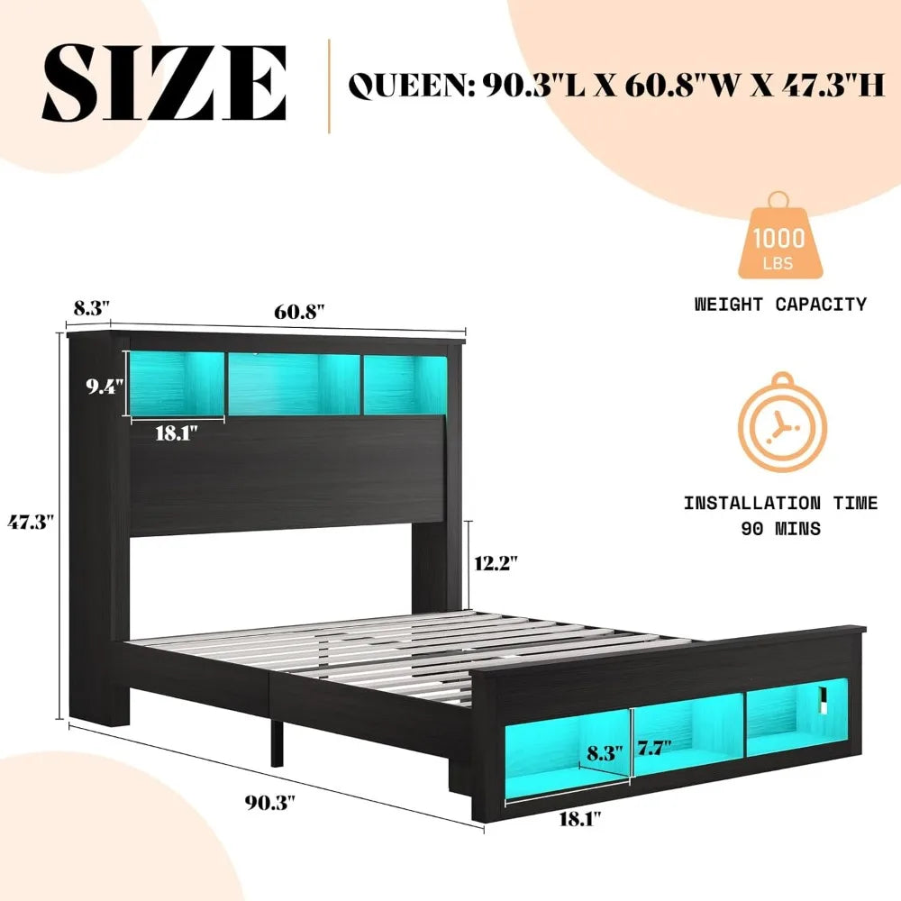 Queen Bed