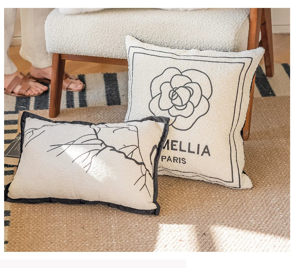 Luxury French Floral Cushion Pillow Cases
