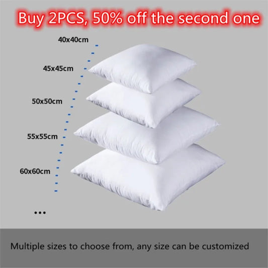 standard white pillow cushion core