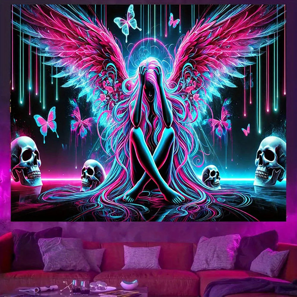 Fantasy Neon Tapestry