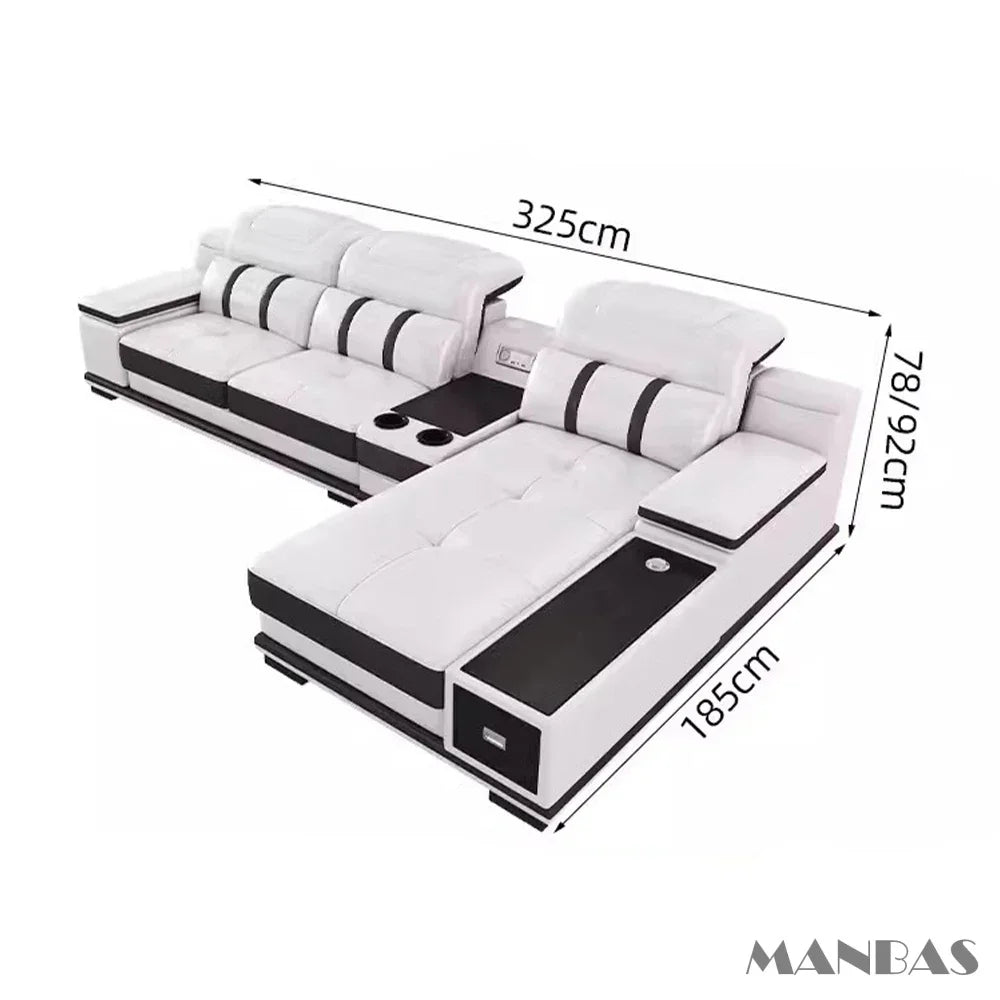 Luxurious Smart Leather Sofa