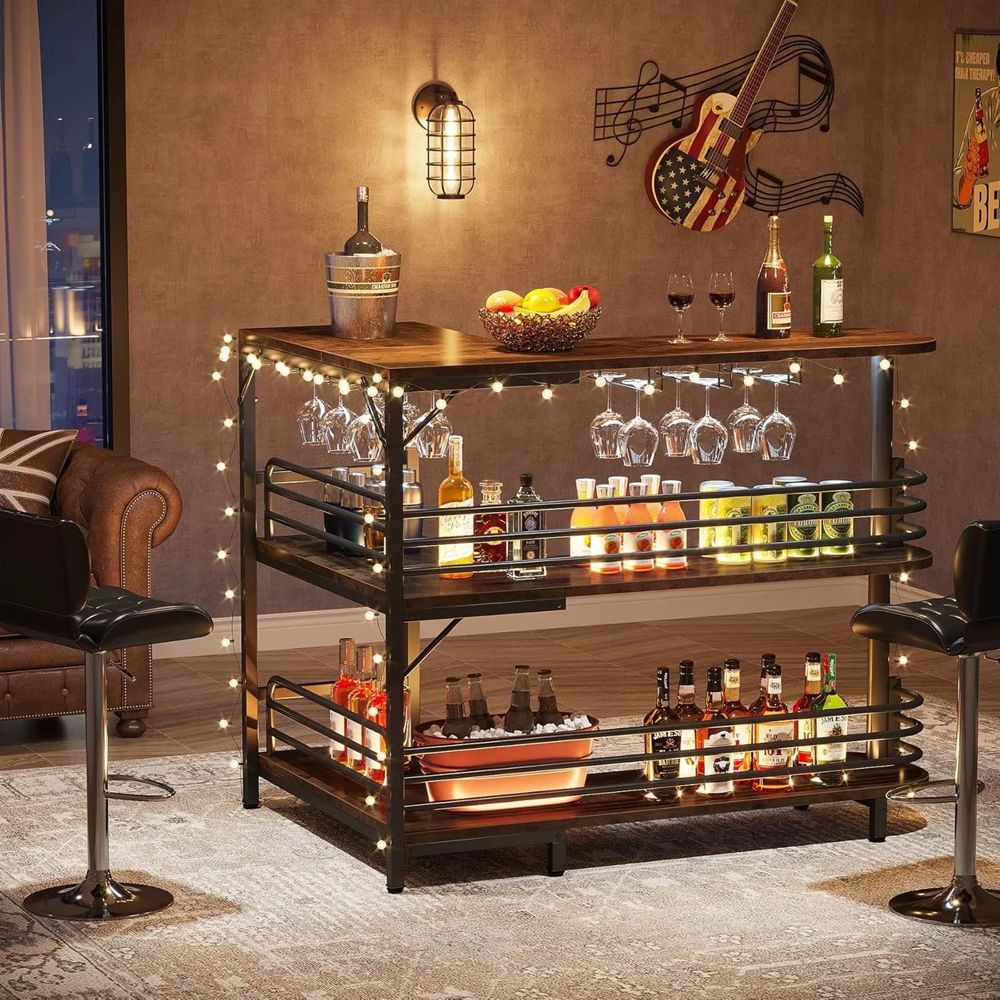 3 Tier Liquor Bar Table