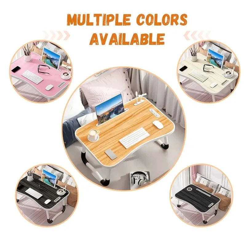 Portable laptop table