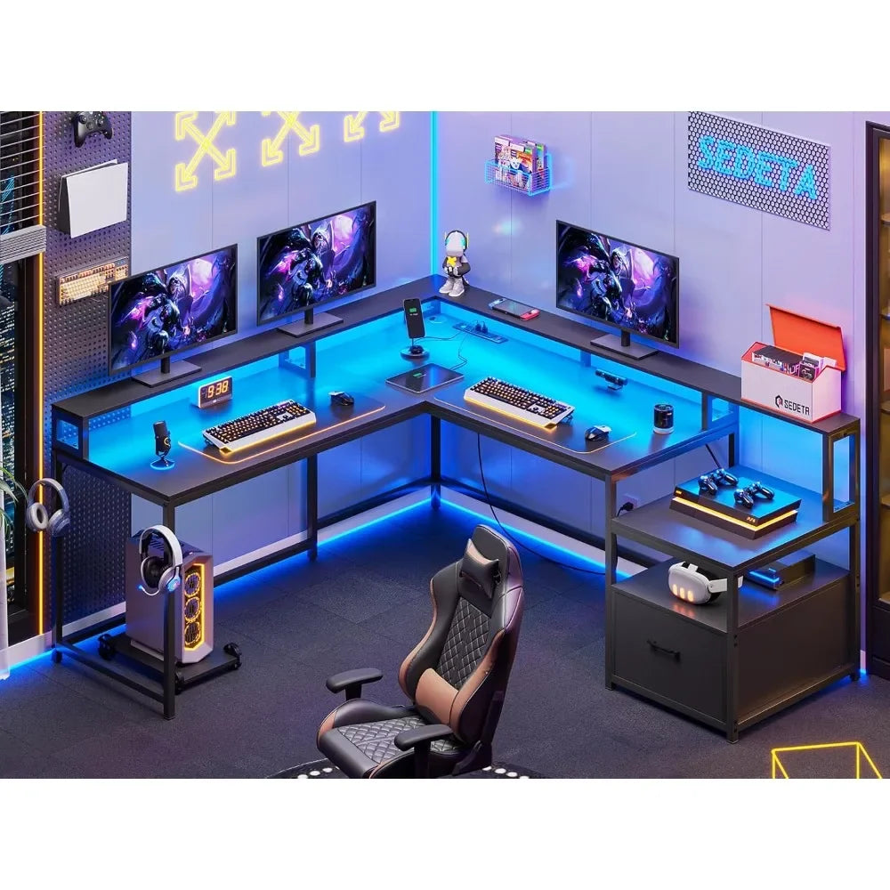 L Shaped Office or Gaming Desk
