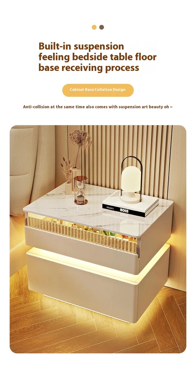 Bedside Table with Intelligent Sensor Light