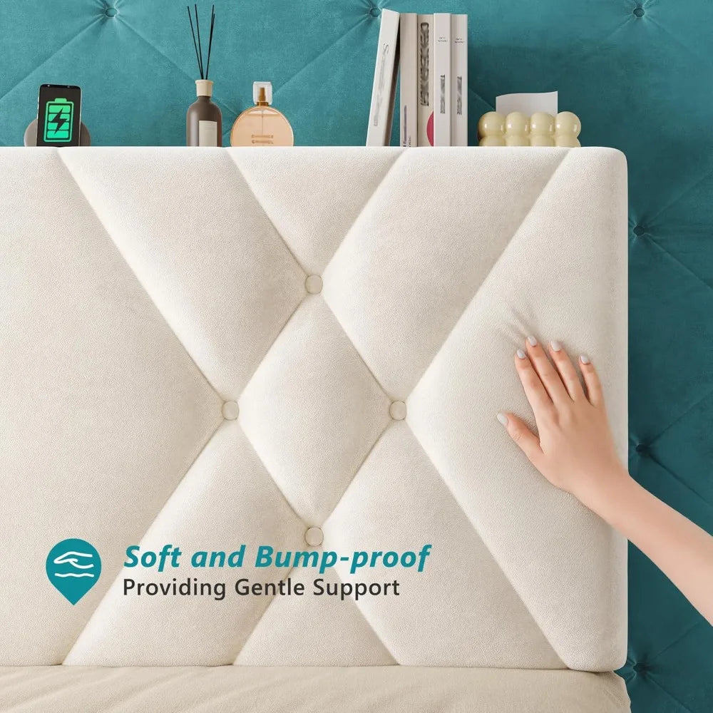 Queen Platform Bed Frame with LEDs