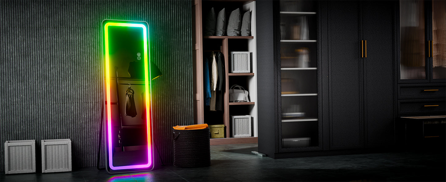 Full Body Mirror with LED Lights