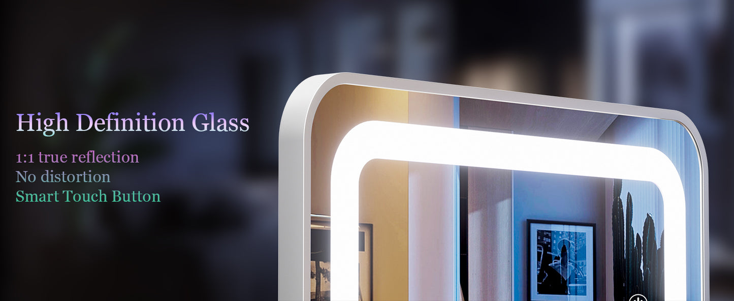 Full Body Mirror with LED Lights