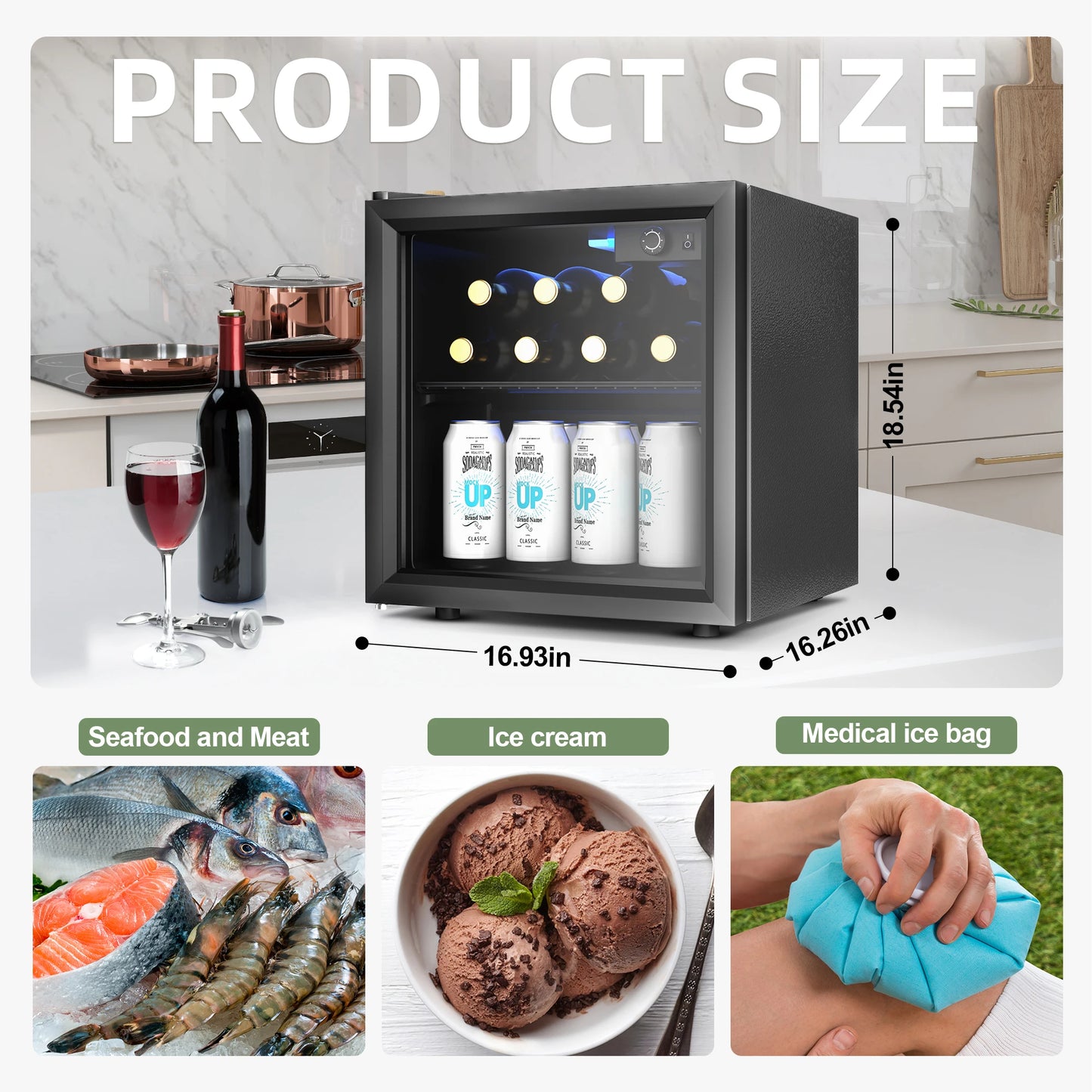 Mini Fridge for Beverages