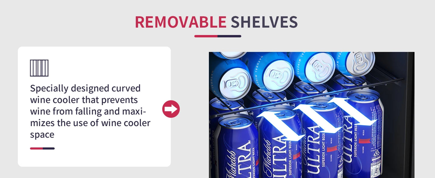 Mini Fridge for Beverages