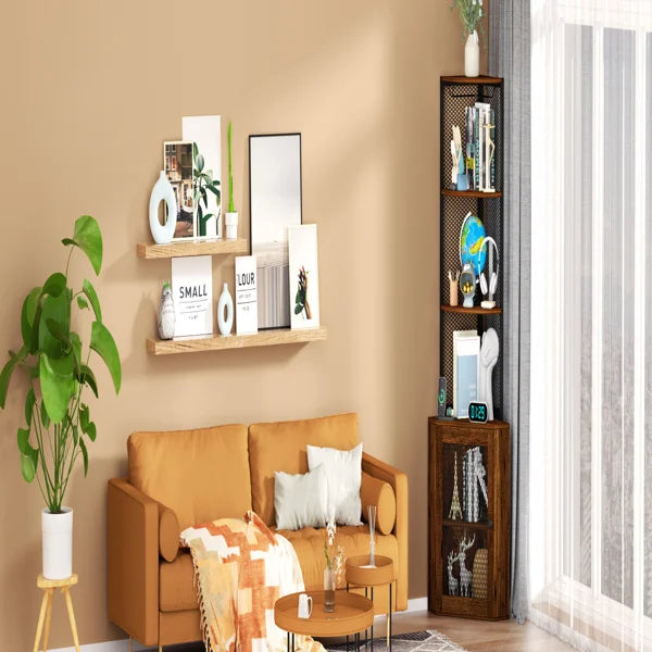 Freestanding Corner Wine and Liquor Bar