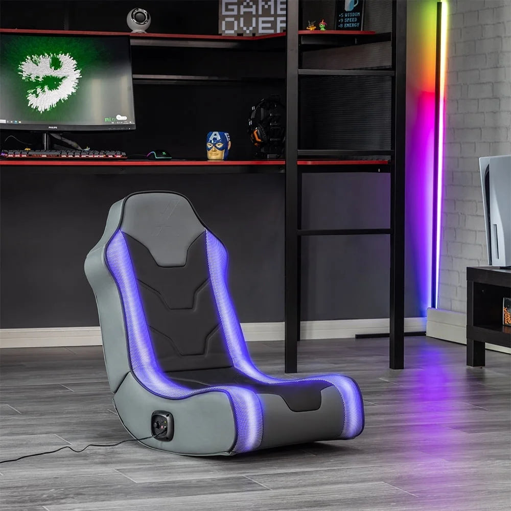 LED Gaming Floor Rocker Chair