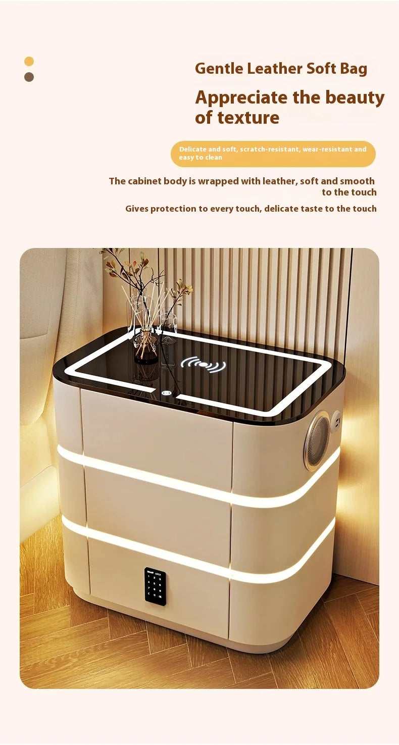 Bedside Table with Intelligent Sensor Light