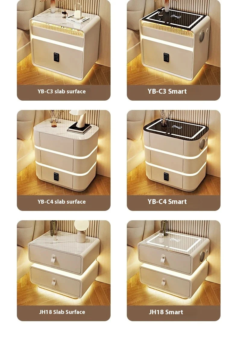 Bedside Table with Intelligent Sensor Light