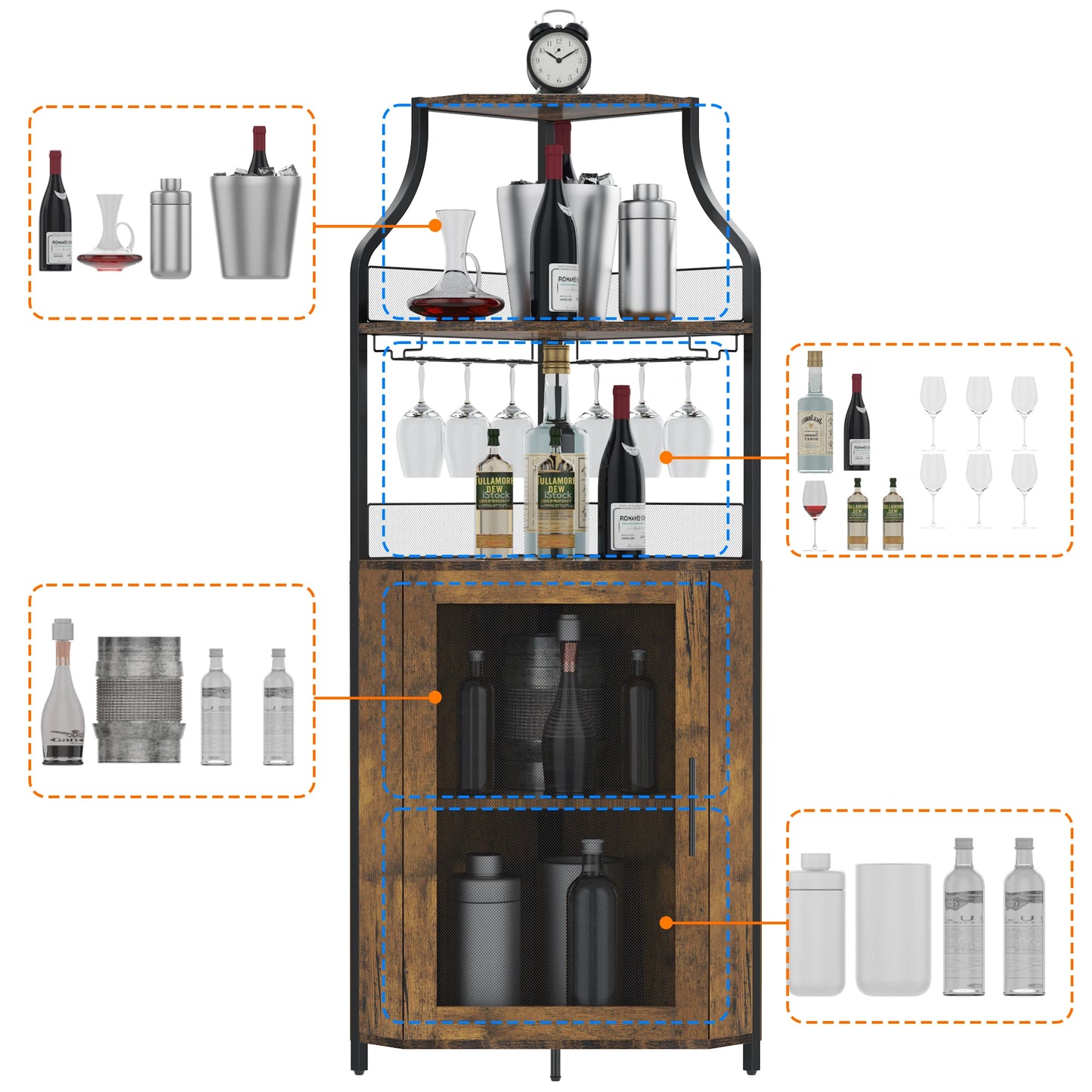 Corner Wine Home Bar