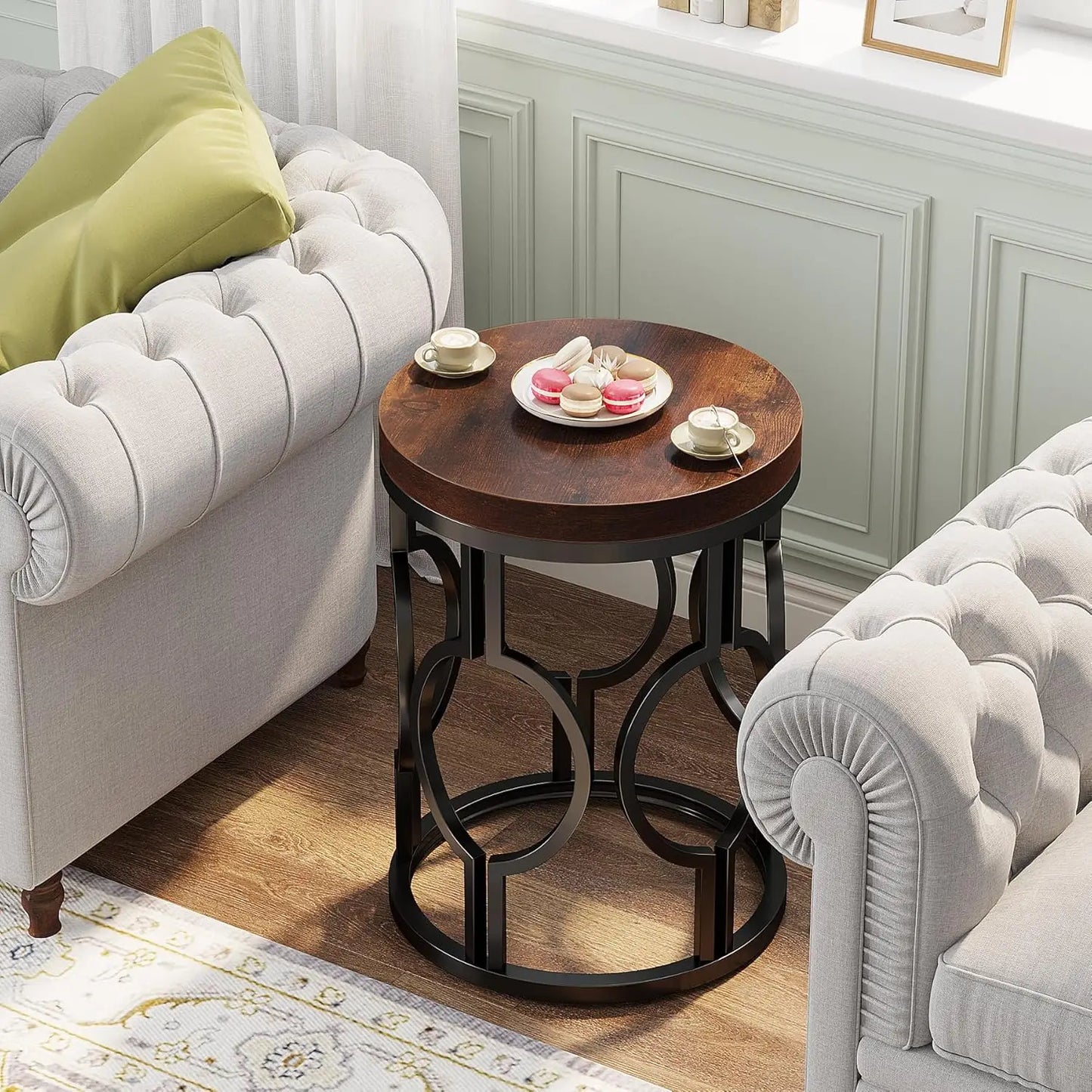 Small Round End Table