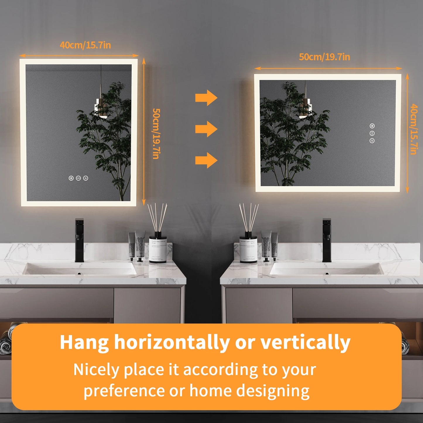 Lighted Bathroom Vanity Mirror