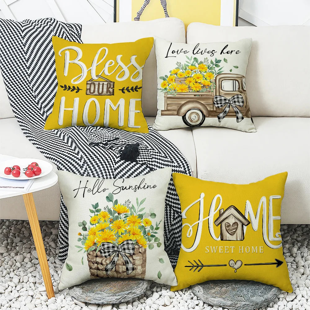 4pcs/set Accent Pillow Cases - The Decor Authority