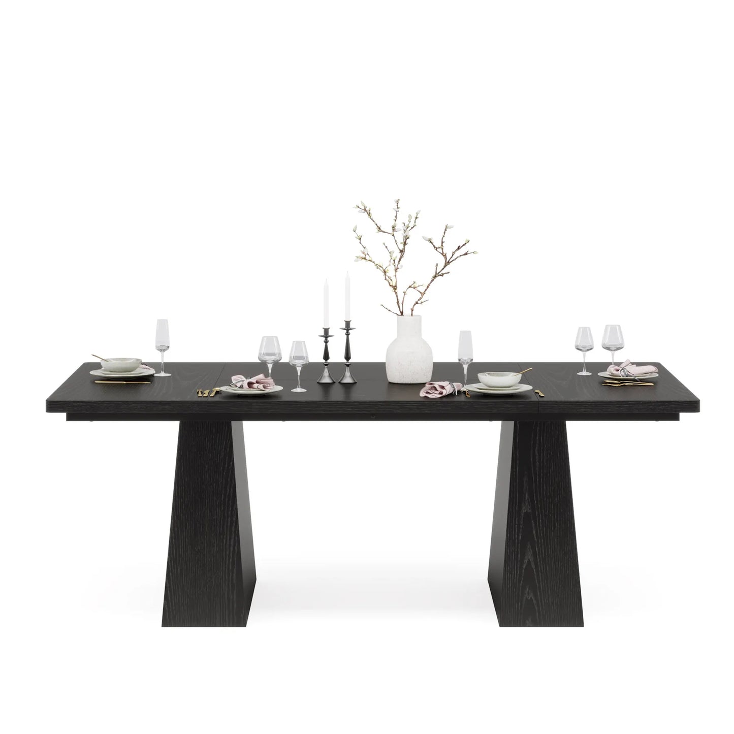 Modern Black Dining Table