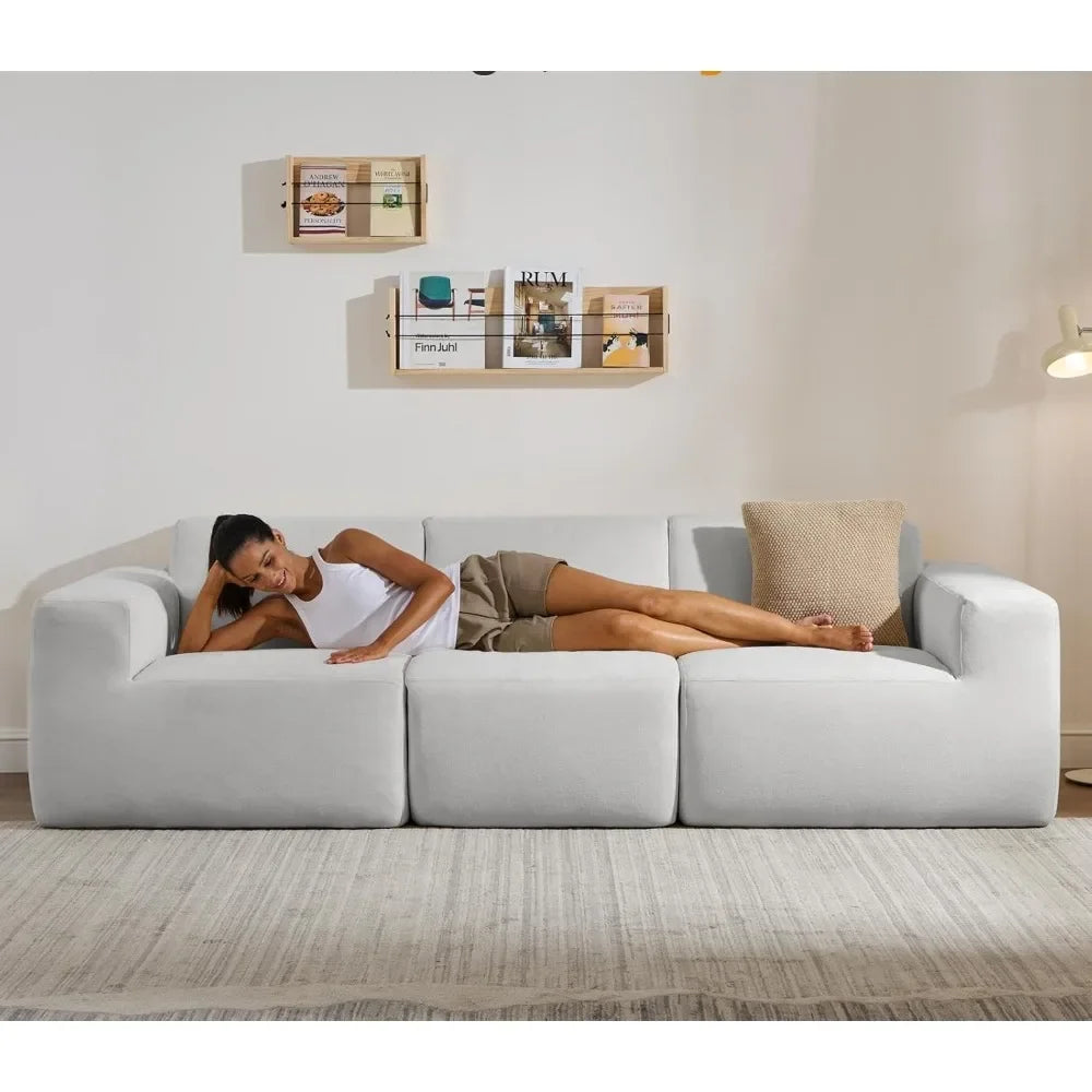 Modular Sectional Grey Sofa - The Decor Authority