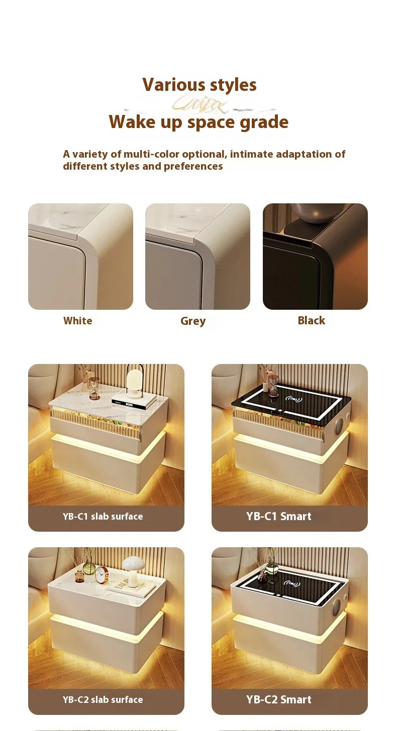 Bedside Table with Intelligent Sensor Light