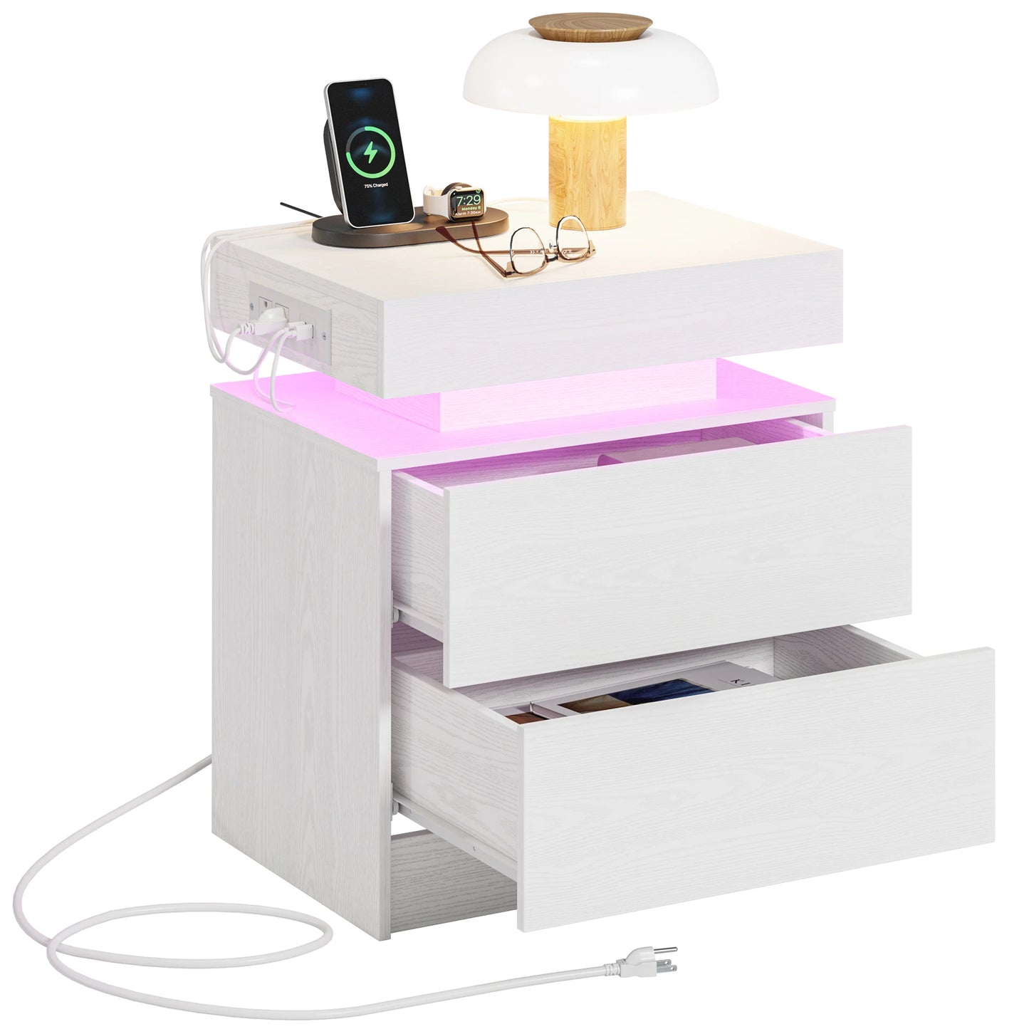 LED Modern Night Stand