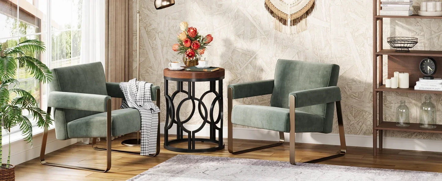 Small Round End Table