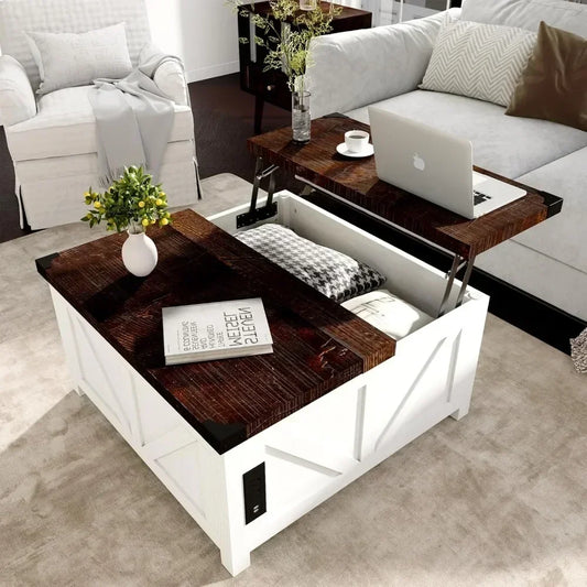 Farmhouse Lift Top Coffee Table