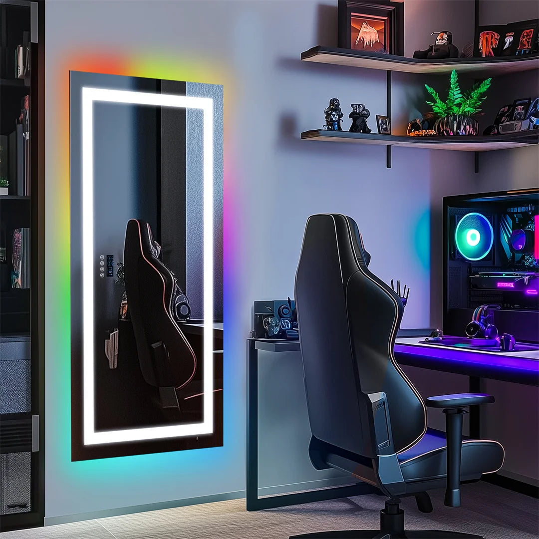 Large LED Backlight Bedroom/Bathroom Mirror