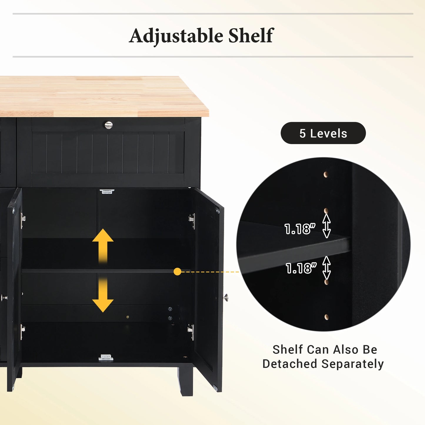 Farmhouse Kitchen Island Set