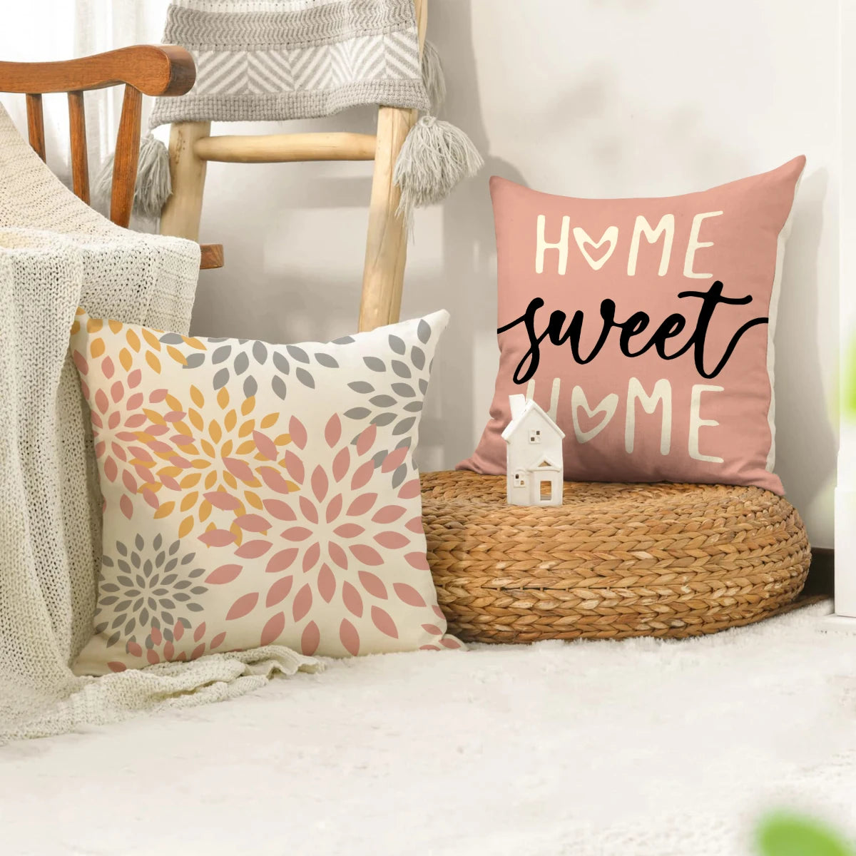 Decorative Farmhouse Pillow Covers for Charming Home Decor