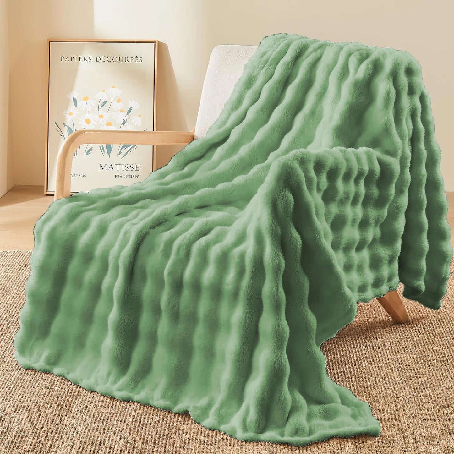 Faux Fur Fluff Blanket