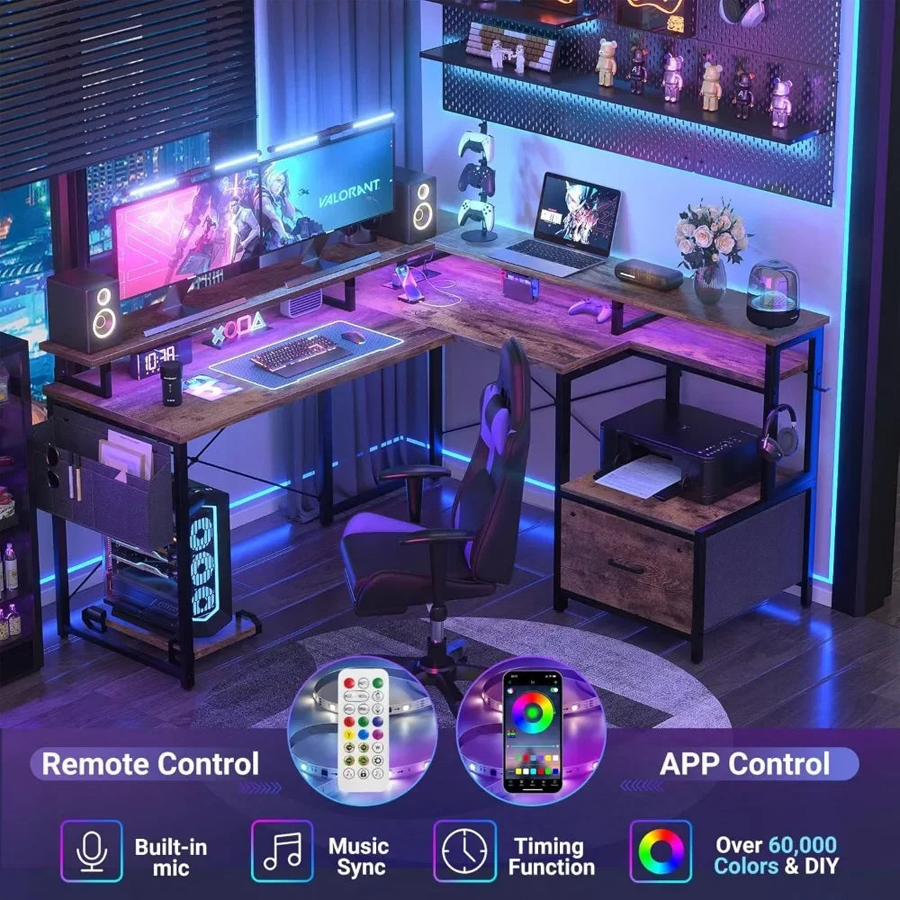 L Shaped Corner Computer Desk