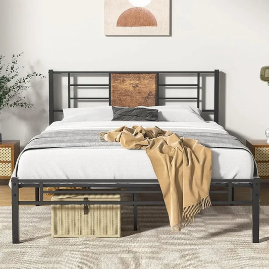 Bed with Headboard