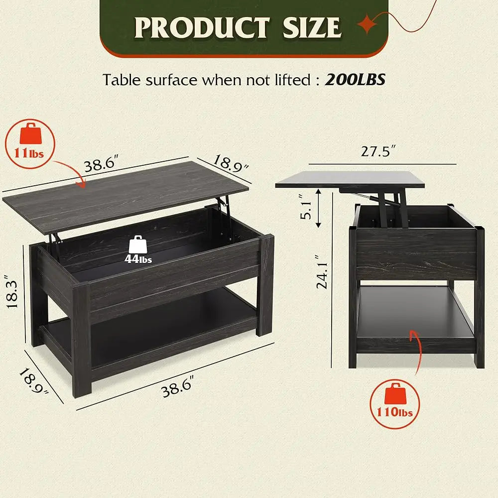 Lift Top Coffee Table