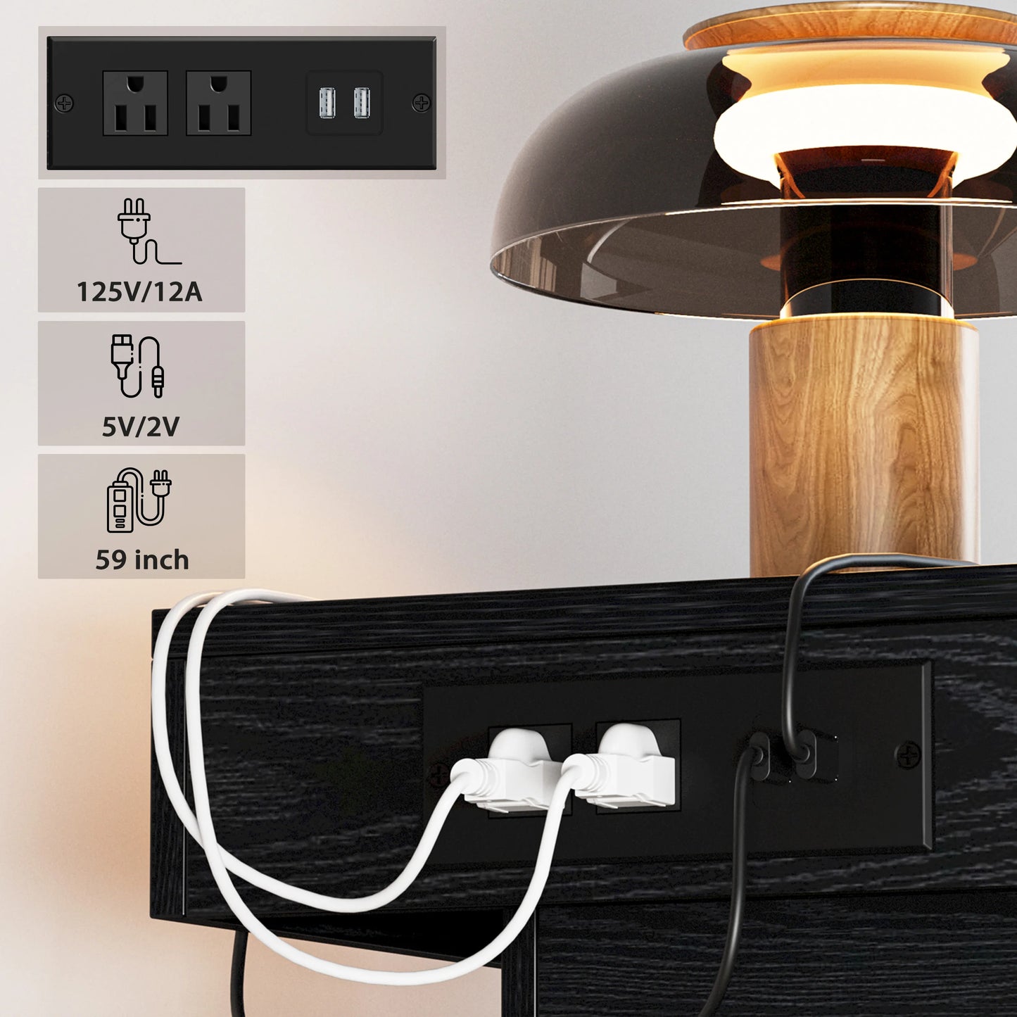 LED Modern Night Stand