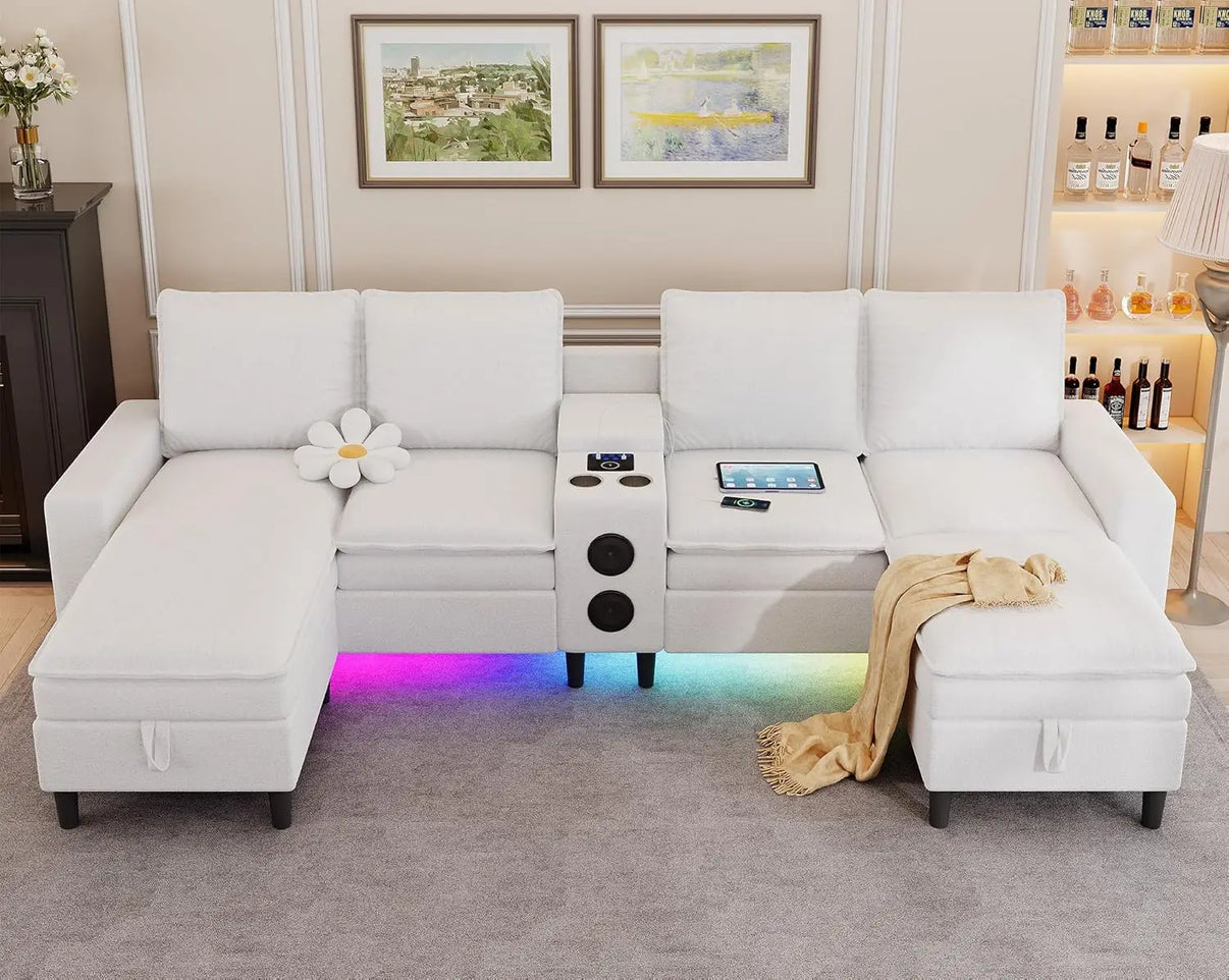 Sectional Sofa with Smart Technology - The Decor Authority