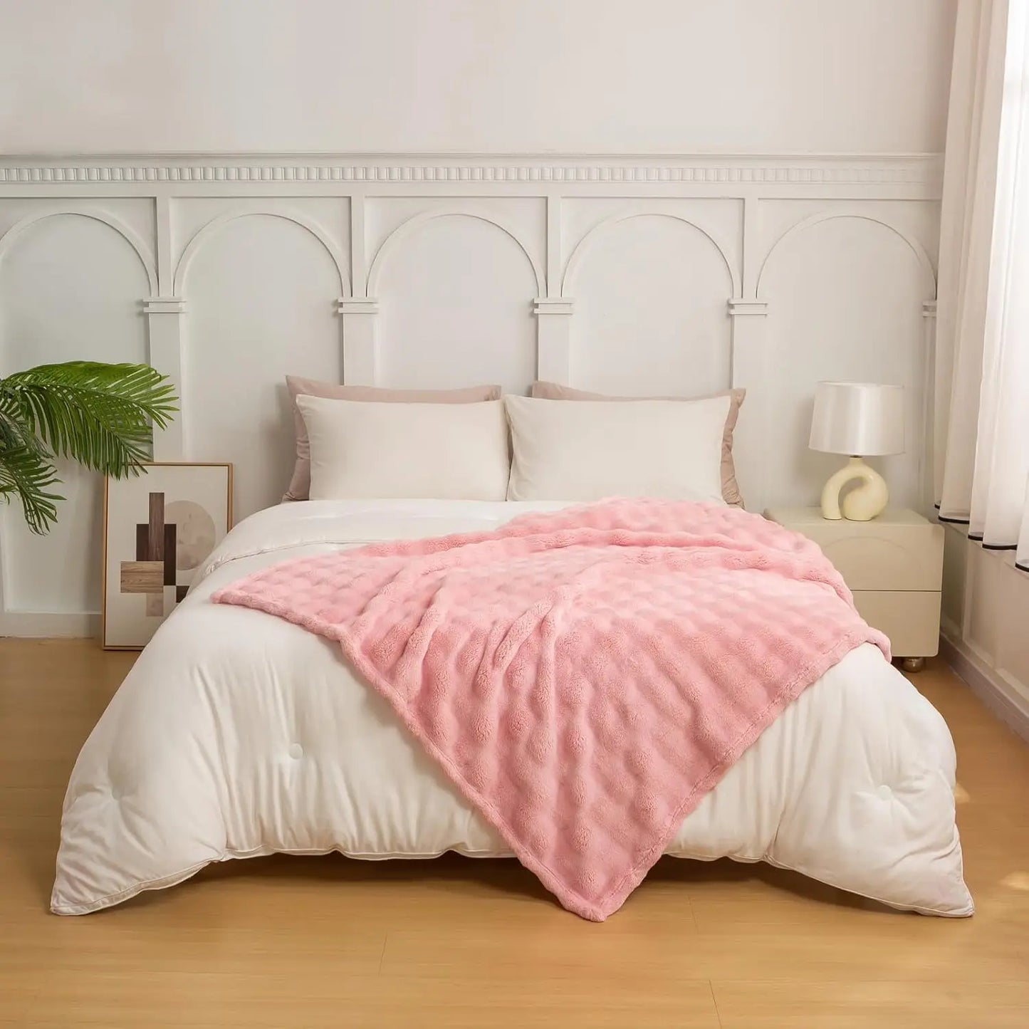 Faux Fur Fluff Blanket