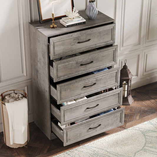 Farmhouse Wooden Bedroom Dresser