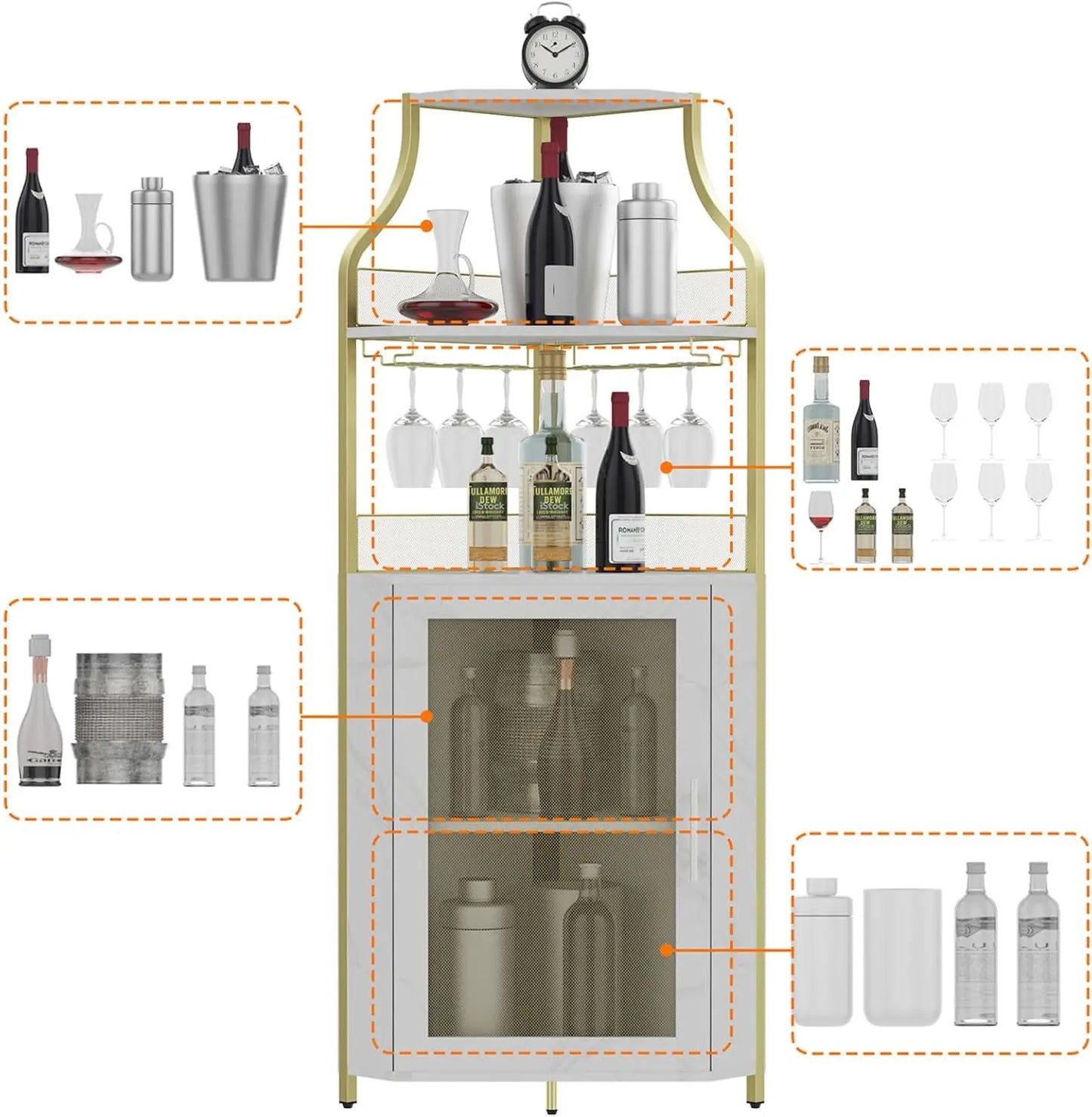 Corner Wine Home Bar